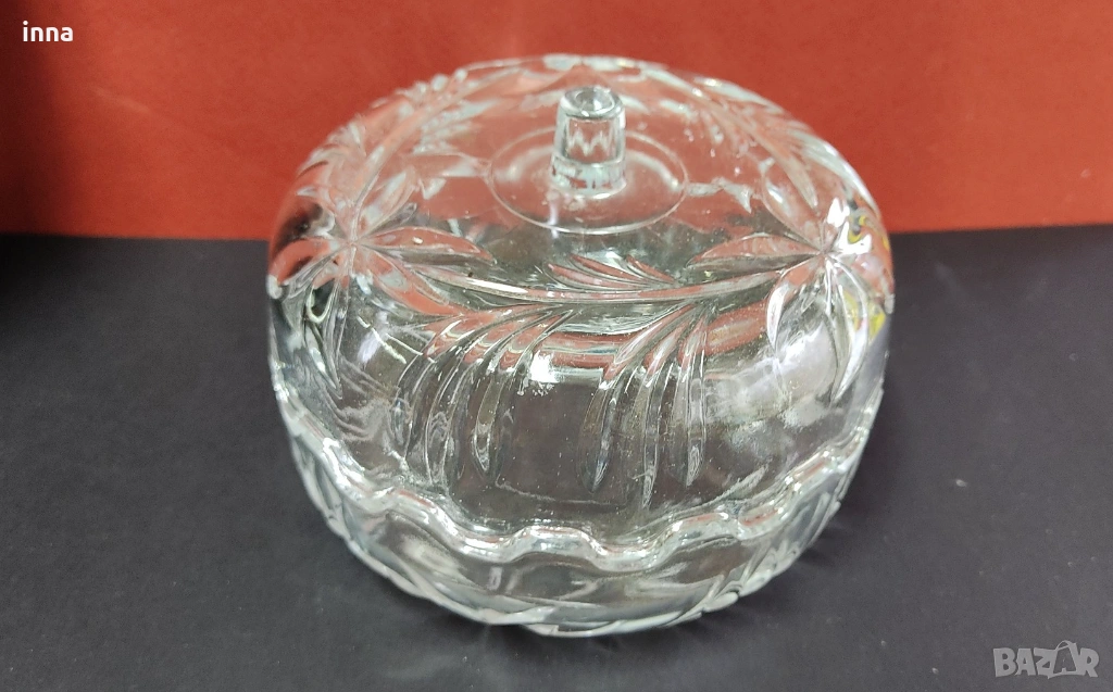 Ретро кристална купа от Италия, снимка 1