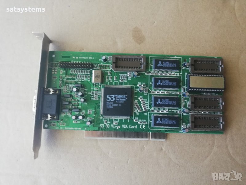 Видео карта IGJART S3 3D Virge 4MB PCI, снимка 1