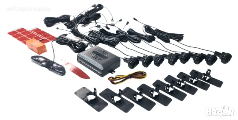 Паркинг сензор с LED slim дисплей и 8 датчика, снимка 1