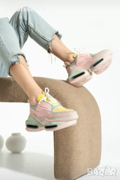 Розови маратонки  Balmain-BR56f, снимка 1