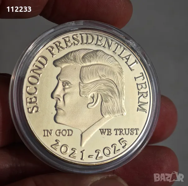 Доналд Тръмп монета, снимка 1