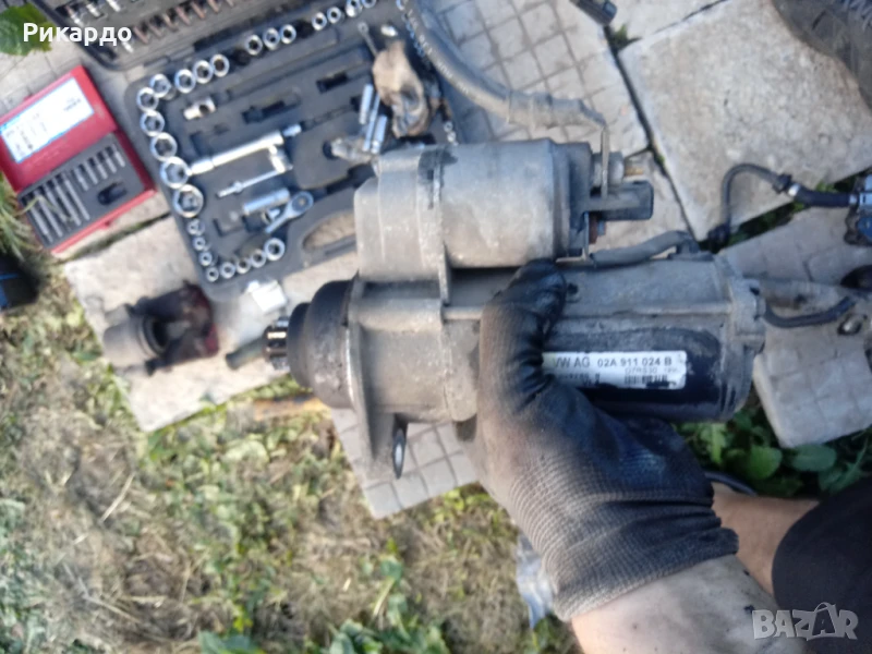 Стартер за Ауди а3 8l 1.9tdi 101кс, снимка 1