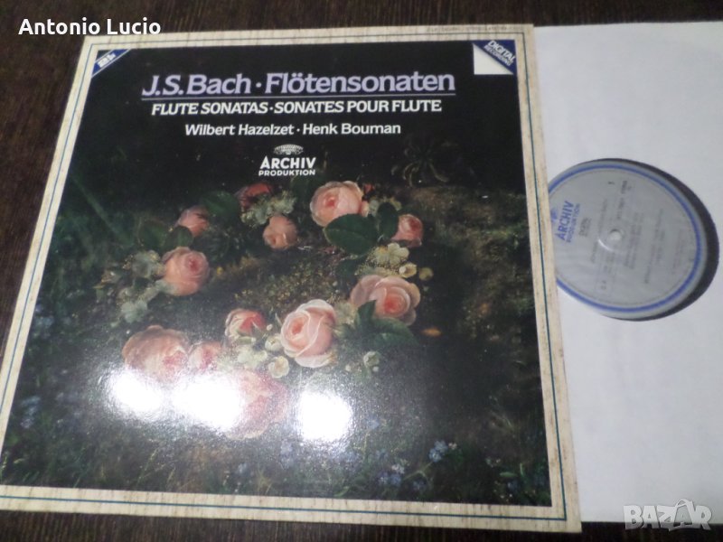 J.S.Bach - Flotensonaten - 2LP', снимка 1