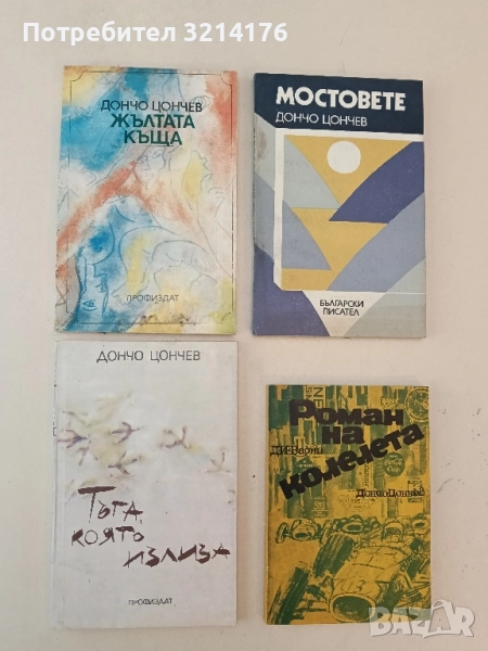 Тъга, която излиза - Дончо Цончев, снимка 1
