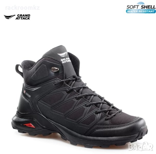 Мъжки зимни обувки Grand Attack в черен цвят, снимка 1