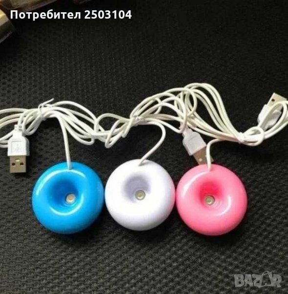 Мини USB въздушен овлажнител пречиствател Аромат дифузерна пара, снимка 1