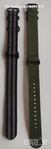 Текстилна каишка НАТО 20мм, снимка 1