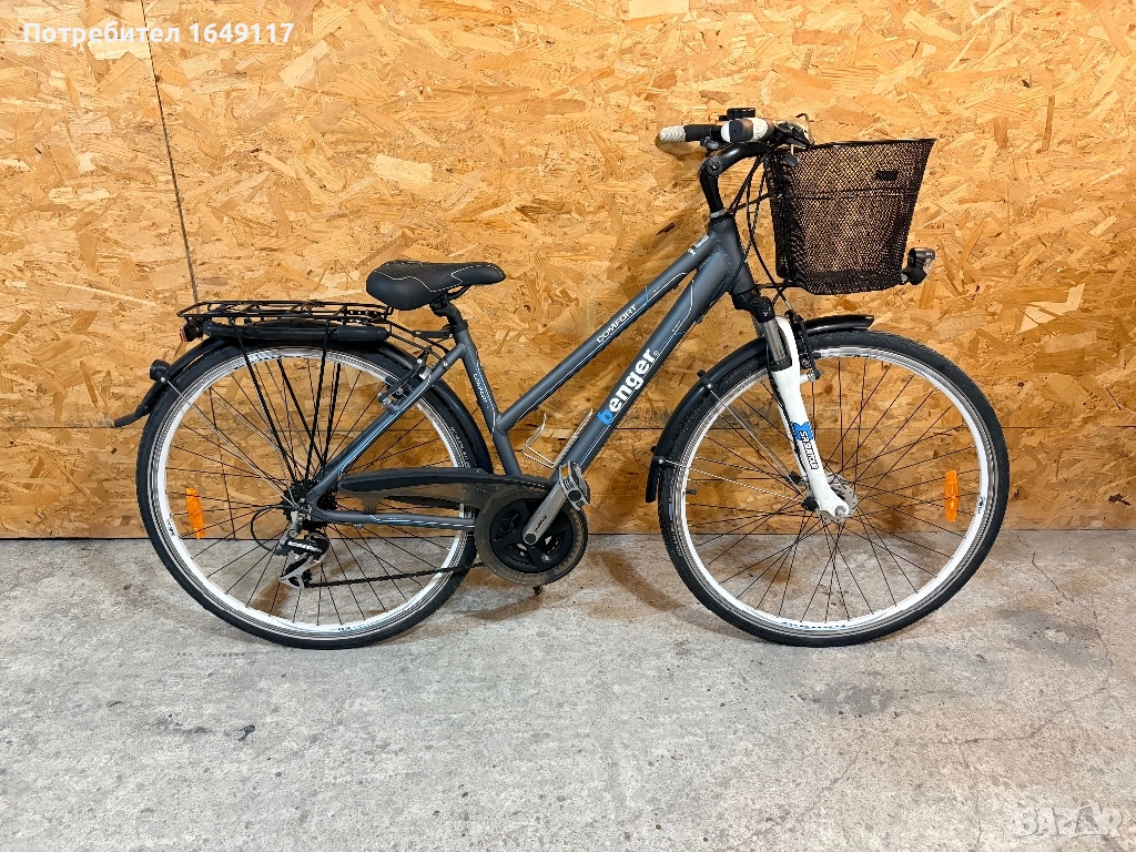 28цола Berger алуминиев дамски градски велосипед колело[21ck-Shimano], снимка 1