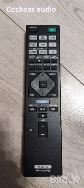 Дистанционно за ресивъри SONY , снимка 1