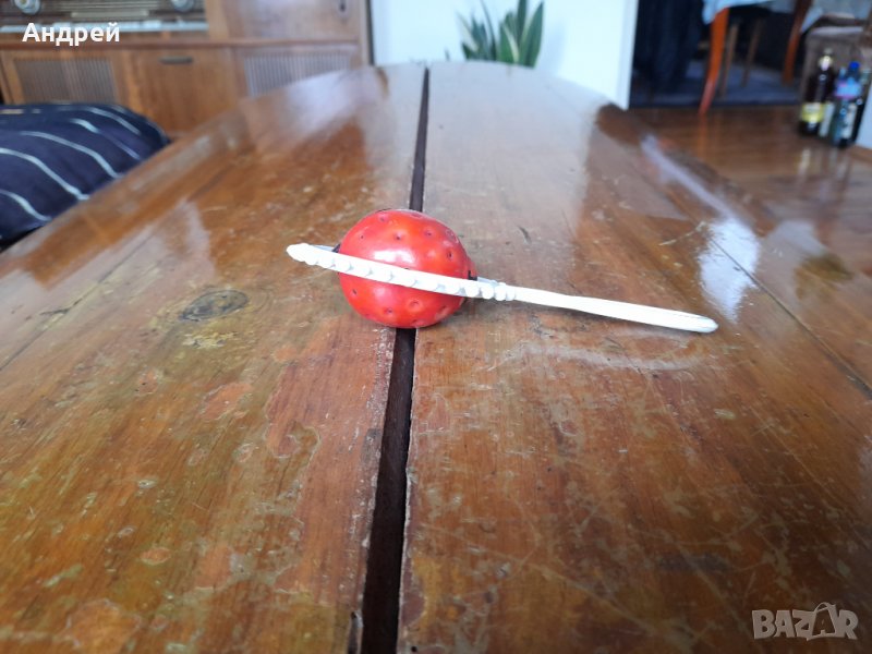 Стара детска играчка залъгалка,дрънкалка #8, снимка 1