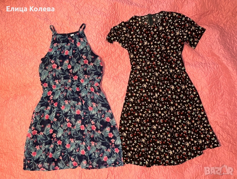 Две детски ефирни рокли 9-10 г, снимка 1