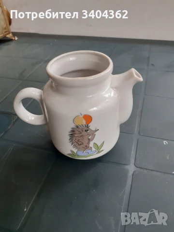 Кана чайник български детски порцелан - Диаманд Разград