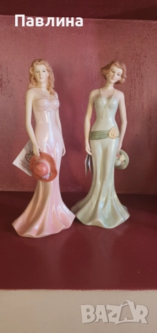 Две нови красиви порцеланови дами на REGAL, снимка 2 - Статуетки - 52017939