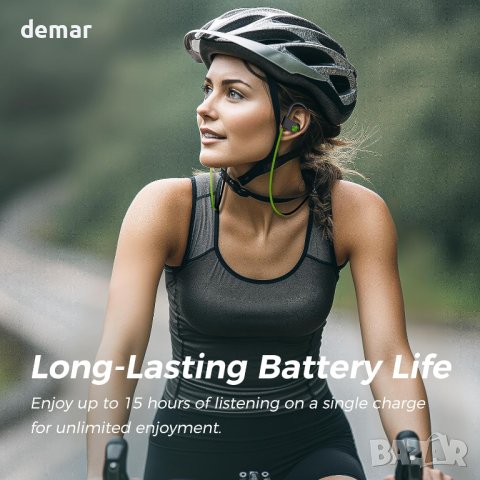 Bluetooth 5.3 слушалки TONEMAC U8, IPX7, 15 часа батерия, зелени, снимка 6 - Bluetooth слушалки - 43581330