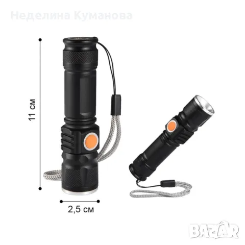 🧨 USB LED фенер, снимка 2 - Друга електроника - 49251575