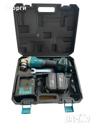 Комплект акумулаторен ъглошлайф 36V 8,0 Ah + 2 батерии и зарядно в куфар, снимка 2 - Други инструменти - 49547250