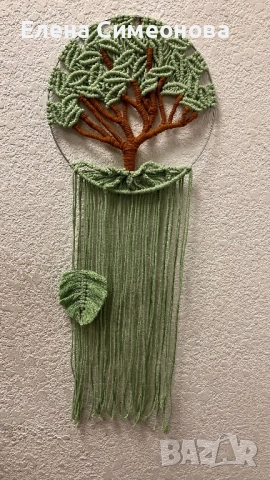 Дърво на живота - макраме, снимка 2 - Български сувенири - 53061633