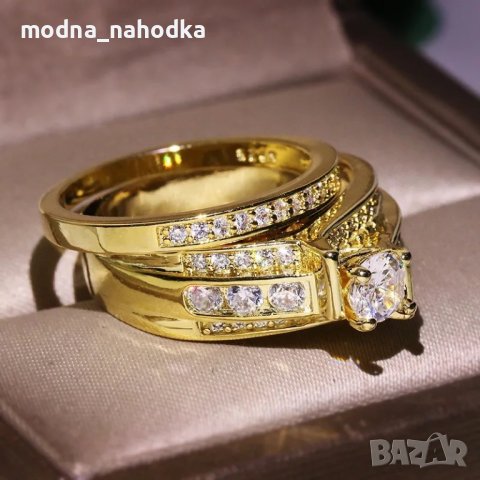Комплект пръстени, снимка 4 - Пръстени - 43044923