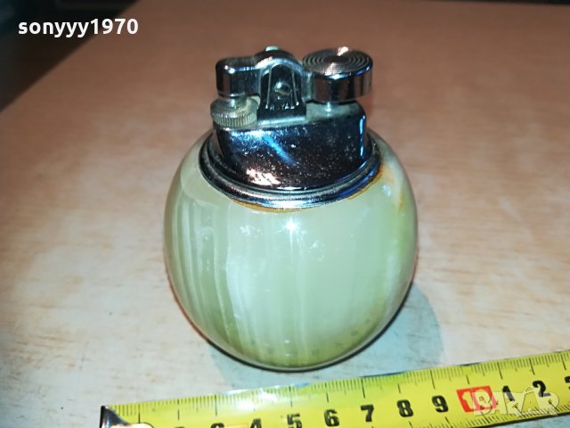 мраморна запалка-внос германия 1005212056, снимка 9 - Антикварни и старинни предмети - 32830177