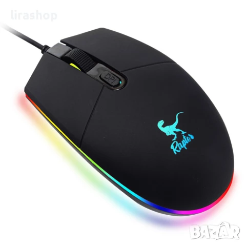 Геймърска Оптична USB Мишка Roxpower GM-01 Gaming RGB, снимка 5 - Клавиатури и мишки - 50545927