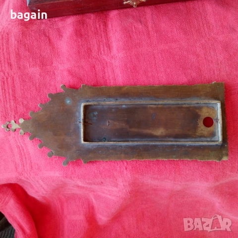 Бронзова пластика. Реомюр. Термометър., снимка 4 - Декорация за дома - 52384957