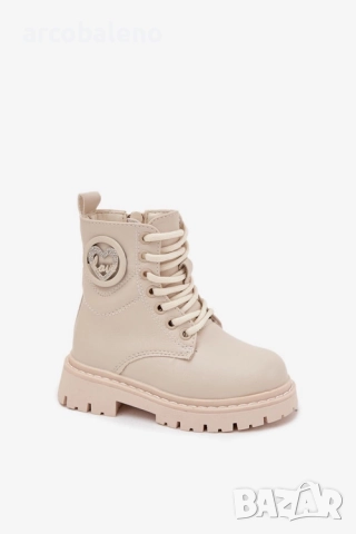 Детски боти до глезена с подплата за момичета с декорация LOVE, Rosaira, 2цвята , снимка 8 - Детски боти и ботуши - 52362391