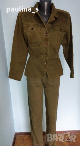 Дънков комплект в цвят Милитъри S / M, снимка 4 - Комплекти - 28761789