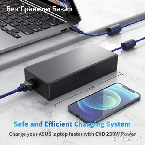 Нов Мощен Адаптер 230W за Asus - Съвместим с ROG и VX7, снимка 3 - Друга електроника - 43560696
