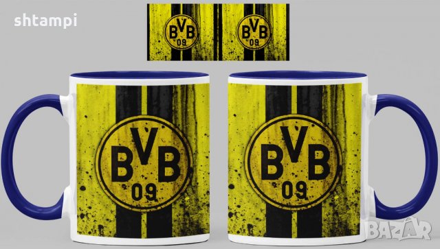 Чаша Борусия Дортмунд Borussia Dortmund Керамична, снимка 4 - Фен артикули - 34783906