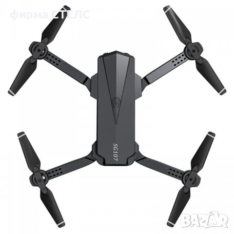 Дрон STELS SG107, Двойна камера 1080p, Черен, снимка 4 - Дронове и аксесоари - 40181694
