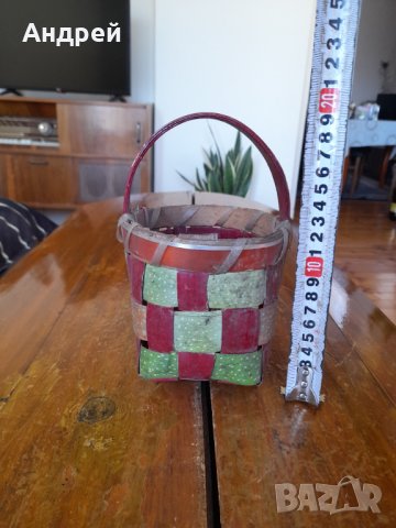 Стара кошница,кошничка #4, снимка 4 - Други ценни предмети - 40391743