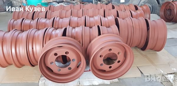 Безкамерни гуми с джанти за ремарке РСД 4, снимка 4 - Селскостопанска техника - 36870362