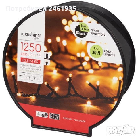 Декоративно LED осветление Luxuriance Lights 30м