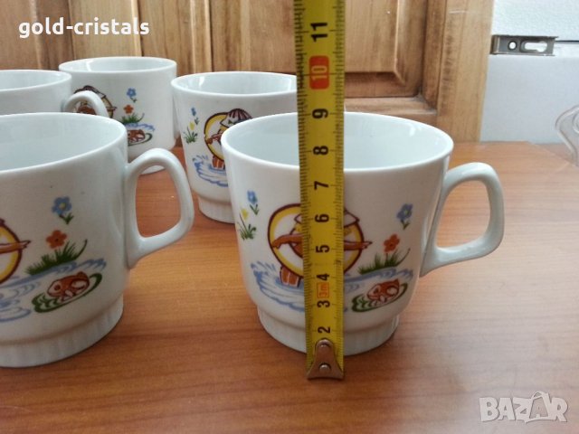 стар руски порцелан чаени чаши детски мотиви , снимка 5 - Антикварни и старинни предмети - 33559446