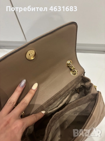 Дамска чанта кафява, снимка 2 - Чанти - 52387579