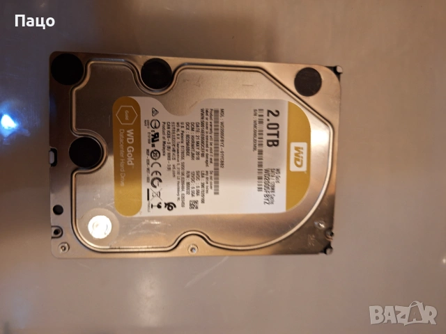 2TB WD Gold WD2005FBYZ, снимка 8 - Твърди дискове - 53399376