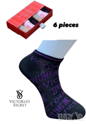 чорапи в кутия fendi Victoria's secrets nike calvin klein , снимка 3 - Дамски чорапи - 51295129