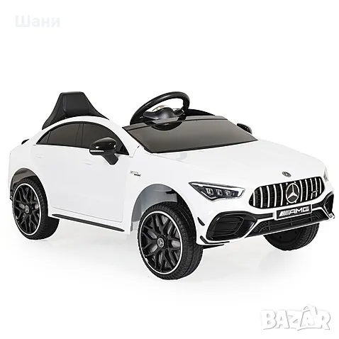 Акумулаторна кола Mercedes-AMG CLA 45 бял

