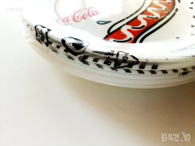 Рекламни чинии "Кока Кола",нови, снимка 3 - Колекции - 46129331