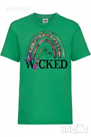 Детска тениска Wicked Witch,Halloween,Хелоуин,Празник,Забавление,Изненада,Обичаи,, снимка 6 - Детски тениски и потници - 38158791
