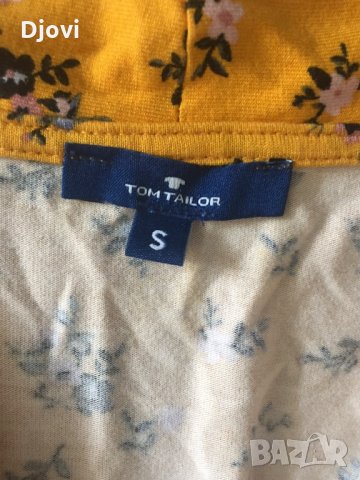 Tom Tailor блузка на цветя S, снимка 3 - Блузи с дълъг ръкав и пуловери - 32269283