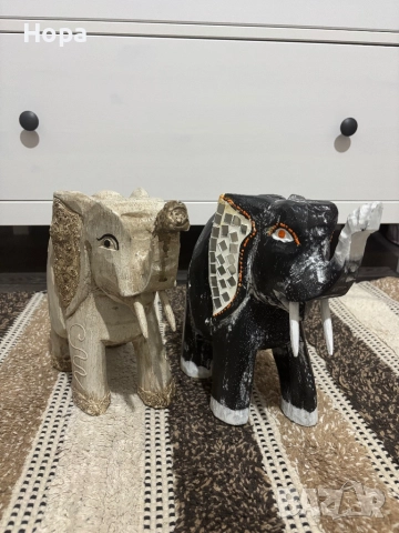 Слонче от дърво , снимка 8 - Статуетки - 52681565