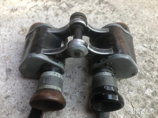 стар военен бинокъл "CARL ZEISS JENA" D.F. 6x24 - WWI - Germany, снимка 1