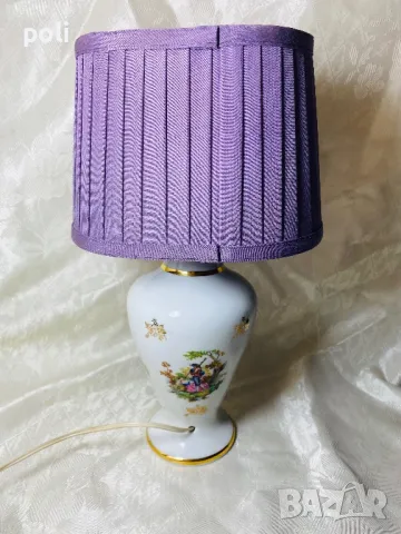 порцеланова настолна лампа , снимка 5 - Настолни лампи - 49066207