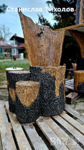 Градински чешми от щампован бетон