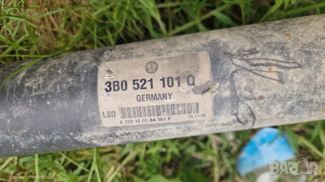 кардан 5ск Пасат 3B0 521 101 Q 5.5 2.8 193 4x4 VW PASAT PASSAT B5.5 kardan 3B0521101Q, снимка 2 - Части - 50437548