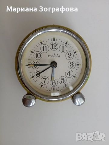 Стари будилници, Дамски - 2 бр., - J UWGHANS, - RUHLA, - "Чайка" 17 Рубина, позлатени, СССР 1960-70, снимка 10 - Антикварни и старинни предмети - 47394055