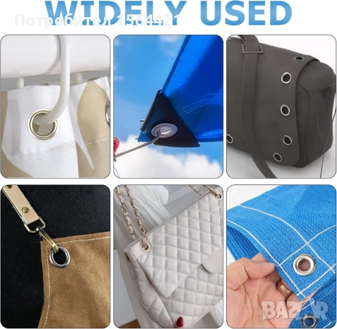 комплект капси 120 бр. 12 мм и инструменти за пробиване и монтаж, снимка 7 - Други инструменти - 51976671