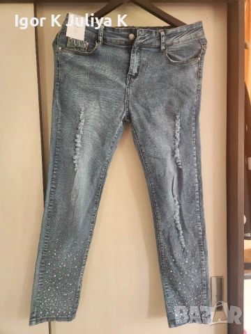 Дънки с кристали нови