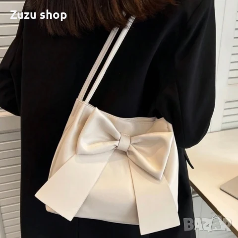 Дамска чанта с панделка, снимка 2 - Чанти - 51084540